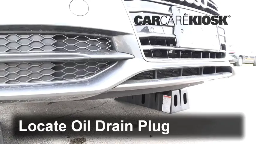 2014 Audi A7 Quattro 3.0L V6 Supercharged Oil Change Oil and Oil Filter